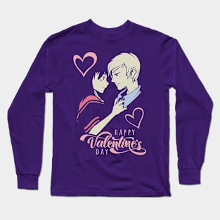 Valentine's Day Lovers Anime Cartoon Gift For The Adopted Long Sleeve T-Shirt